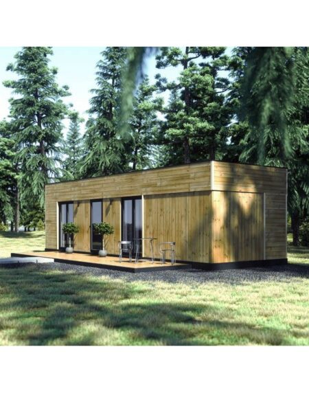 Contenedor habitable T2 – 48m², amueblado y equipado