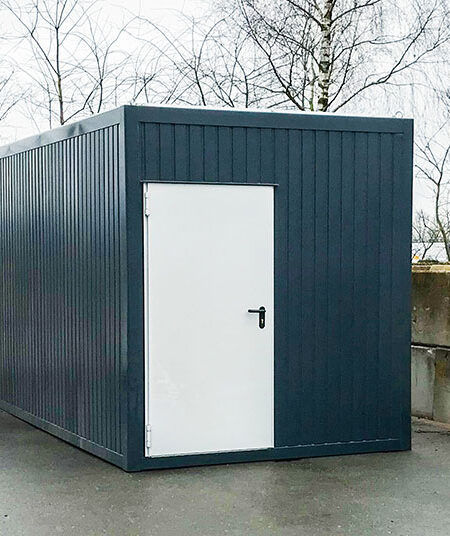 Contenedor de oficina (14,7m²) – Espacio de trabajo modular