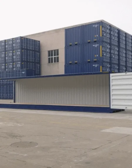 Cubo alto de contenedor de acceso lateral completo de 40 pies (9′ 6″ de altura)